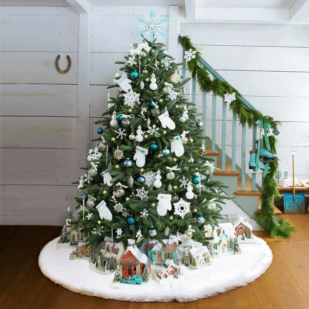 122cm Faux Fur Christmas Tree for Home Decor