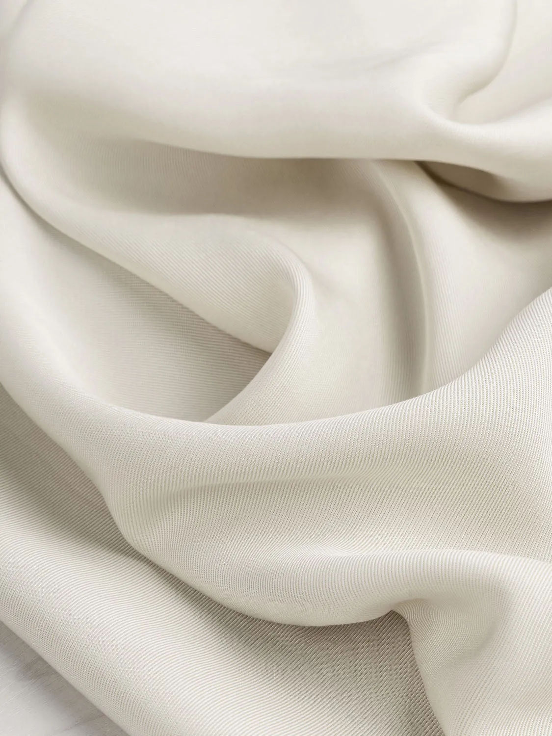 Lyocell Twill - Cream - Swatch