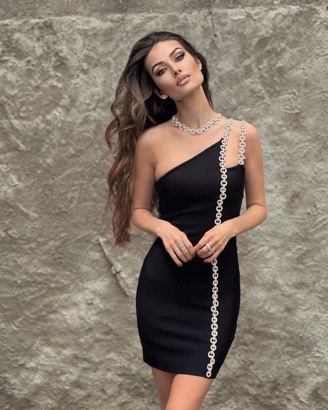 Silvia One Shoulder Dress